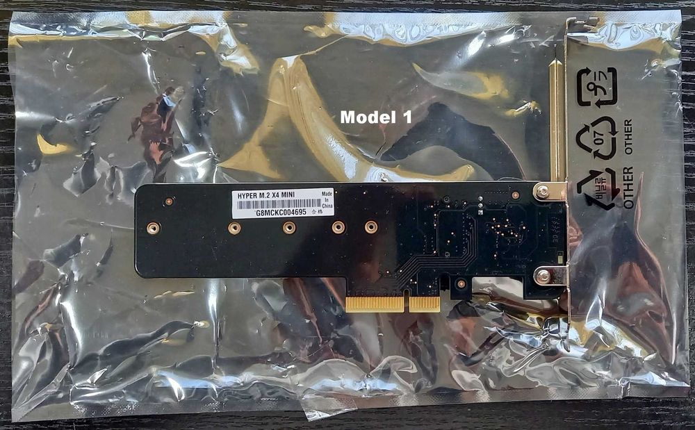 Placa expansiune ASUS Hyper M.2 X4 Mini M.2 PCIE + Kit adaptor mini SAS NVME 32Gb/s