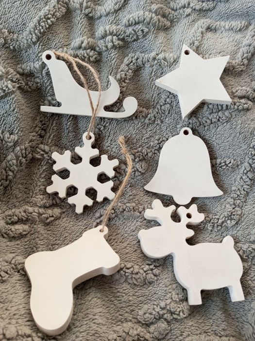 Игрушки ёлочные из мдф