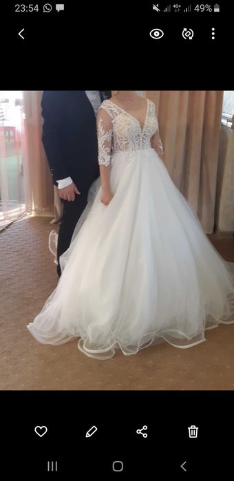 Rochie de mireasa purtata odata