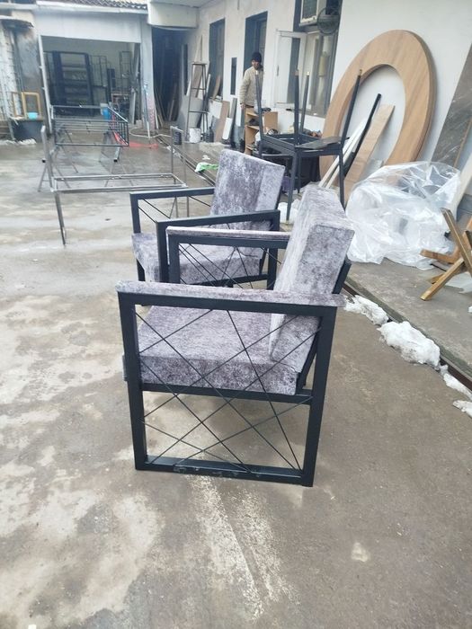Divan kreslo  loft dizayinda