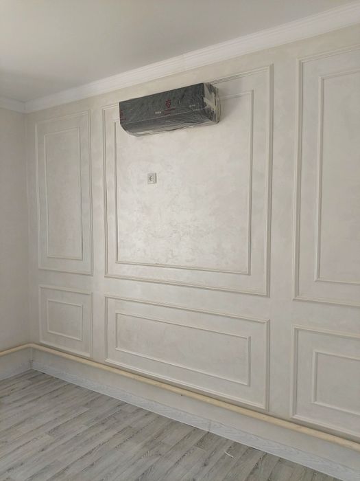 Монтаж бамбуковых панелей