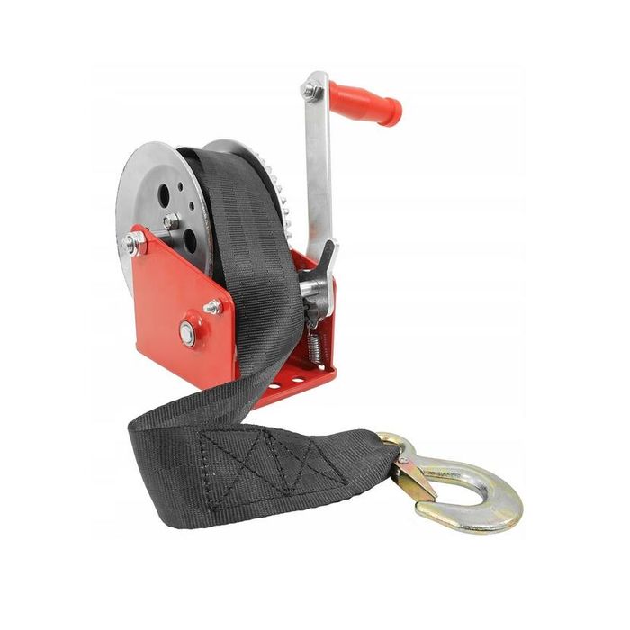 Troliu manual, vinci, 850 Kg, lungime curea 10m, grosime cablu 5 mm,