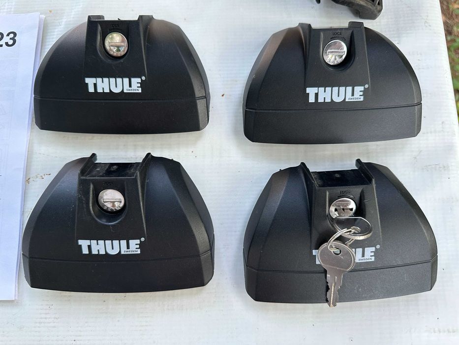 Напречни греди Thule 118 см + захвати 753 + Kit 4023 – багажник за покрив BMW