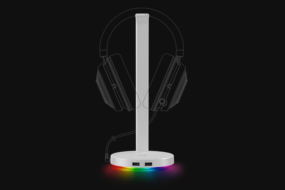 Подставка для гарнитуры Razer Base Station V2 Chroma, Mercury