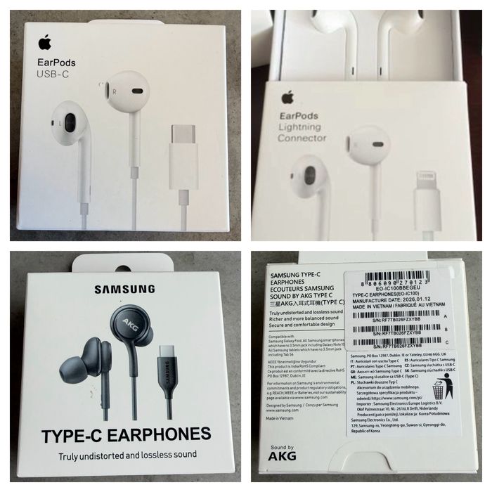 Cabluri iphone, căşti iphone, caşti Samsung AKG