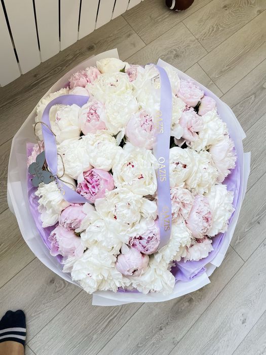 Букет пионы цветы