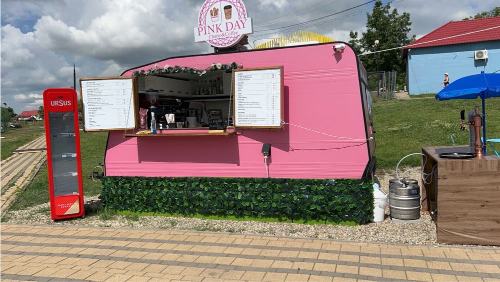 Rulota comerciala idela pentru chirros cafea si