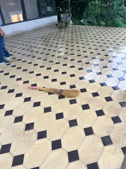 Укладка брусчатки