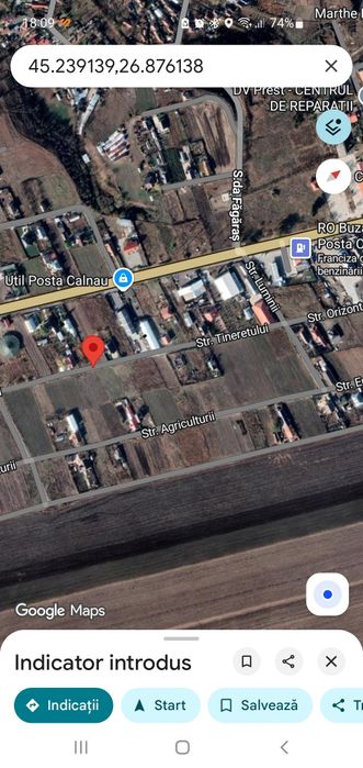 Teren intravilan posta calnau