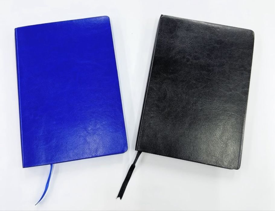 Блокнот черный / блокнот синий для логотипа