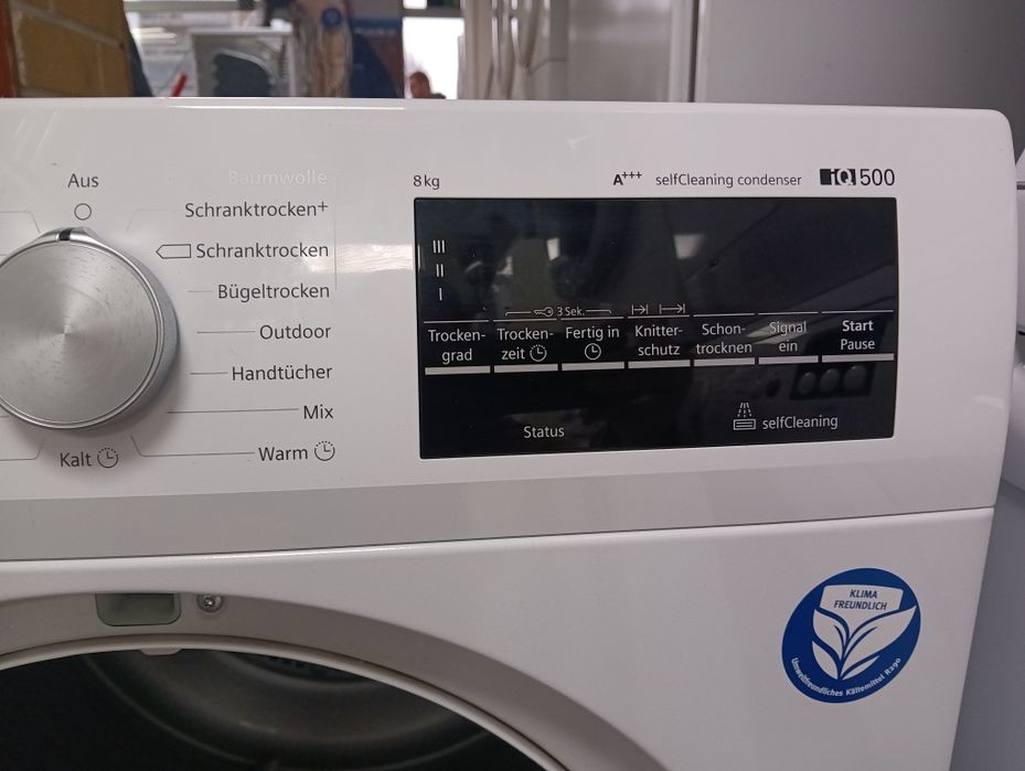 Комплект пералня и сушилня с термопомпа Сименс Siemens IQ 500 A+++ 8кг