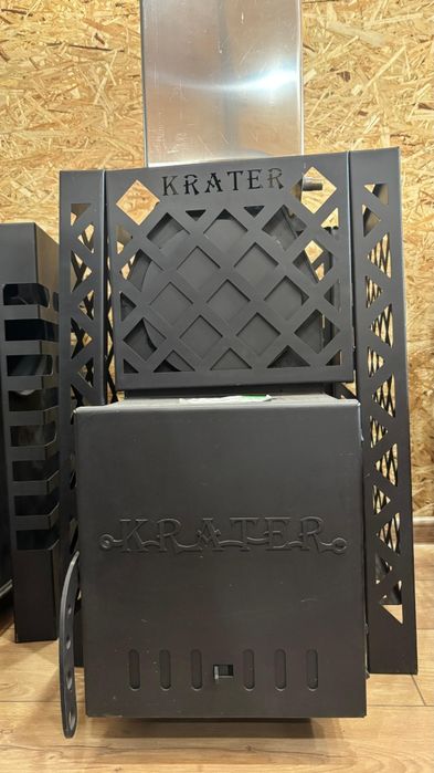 Печь для бани "Кратер 12" с баком