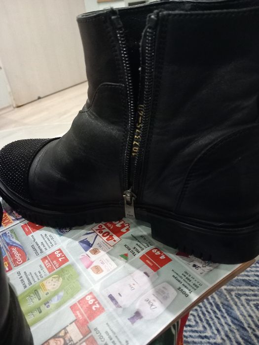 Дамски боти от естествена кожа 40 номер