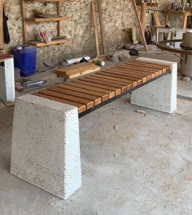 Скамейка мрамор Skameyka beton mramor urna gultuvak
