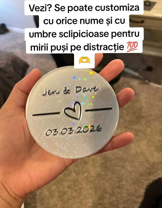 Mărturii nuntă/botez personalizabile