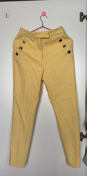 Панталон Zara в жълто и розово