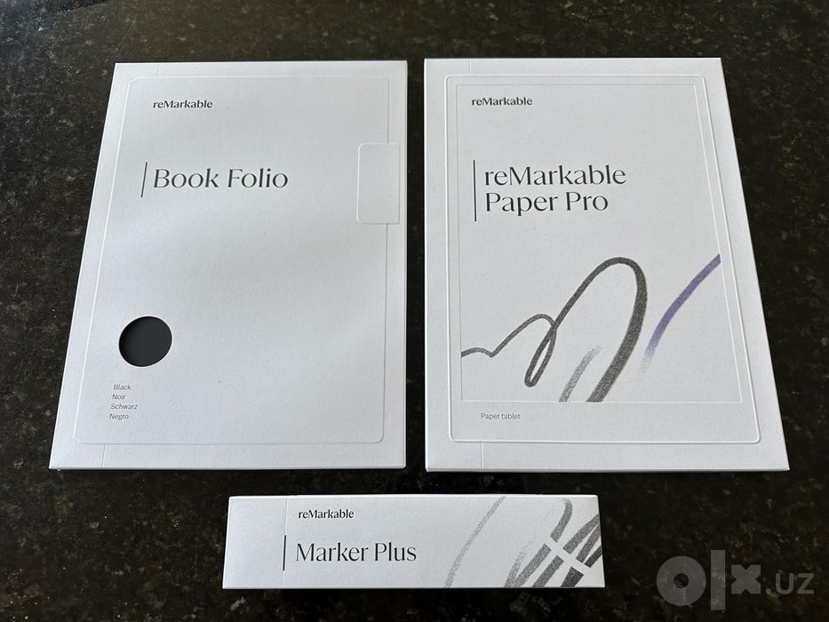 reMarkable Paper ProMarkerPlusBookFolioReMarkable Paper Pro + 