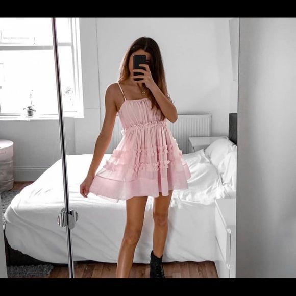 Розова Рокля Zara S