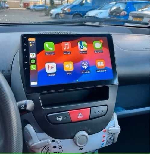Navigatie Android Toyota Aygo Peugeot 107 Citroen C1 Carplay 1-8GB