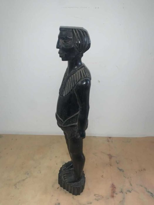 Statuie africana din lemn abanos