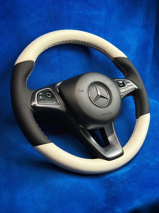 Volane Mercedes tapitare/inbracate in piele naturala audi-bmw-vw-seat