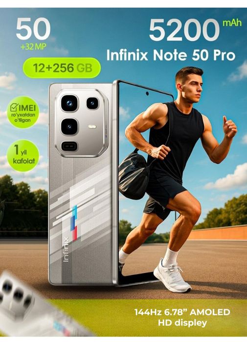 Infinix not 50 Pro 12x256 gb