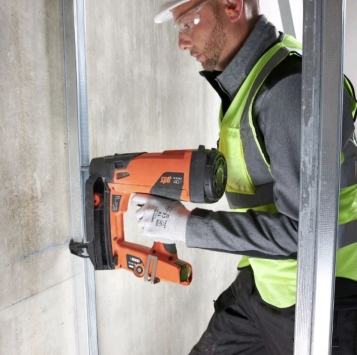 Пулса Спит р40+ Pulsa Spit 40E пистолет такер Бетон Метал Нов гаранция