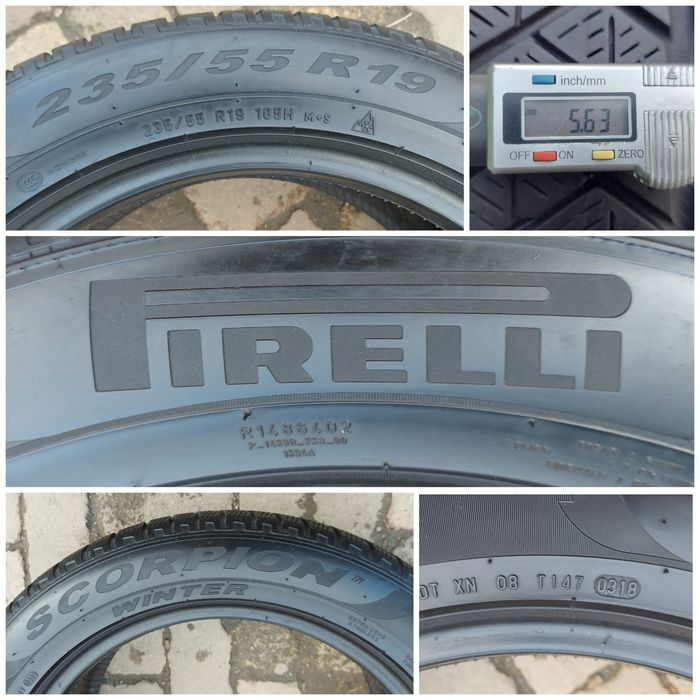 O bucată 235/55 R19 M+S iarnă - una Michelin Bridgestone Pirelli