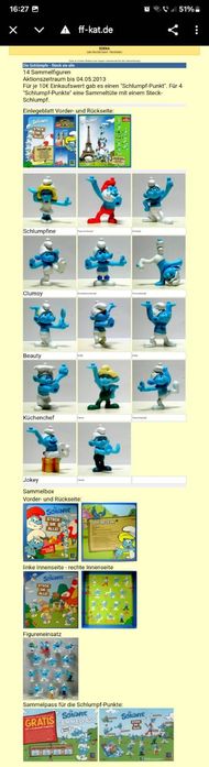 Ștrumfii, Colecție completă, Germania 2013