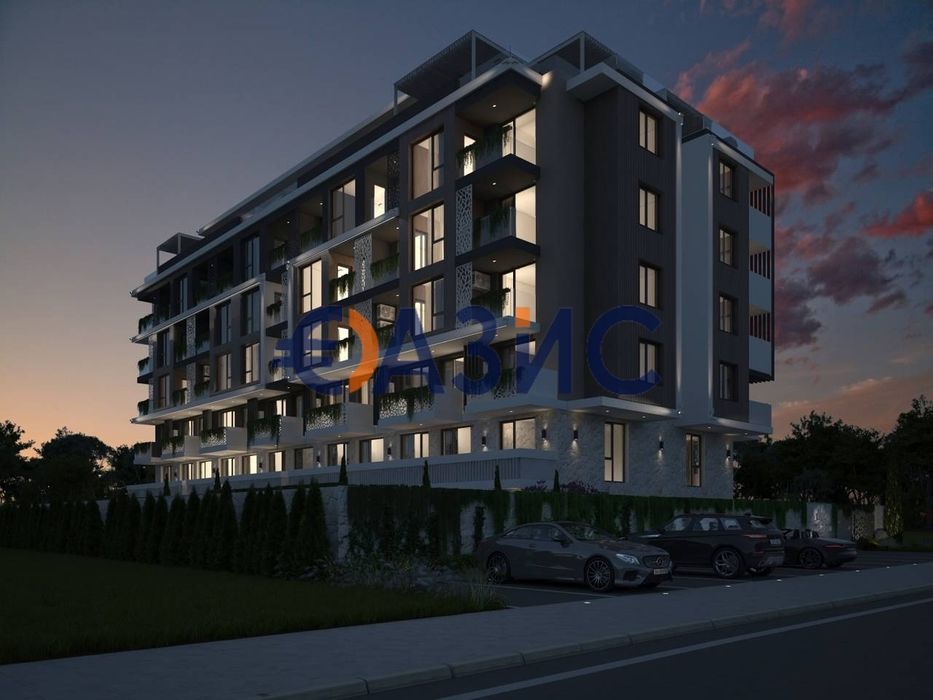 Апартамент с 1 спалня без мебели в "Суит Хоумс 9", Слънчев Бряг, 47,95