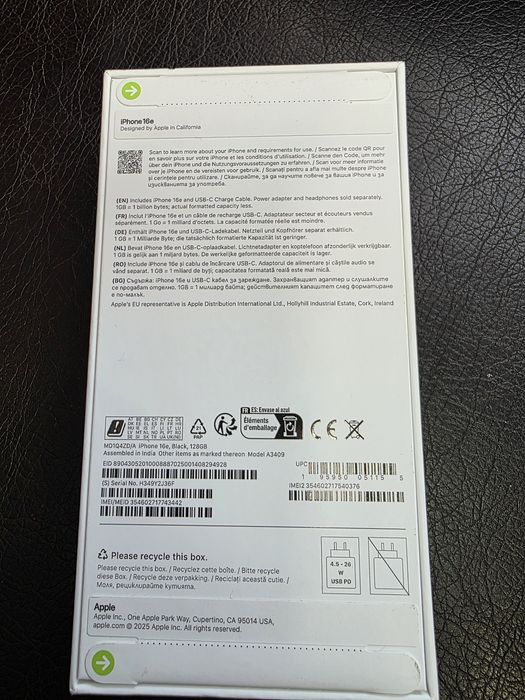 Iphone 16e 128 g