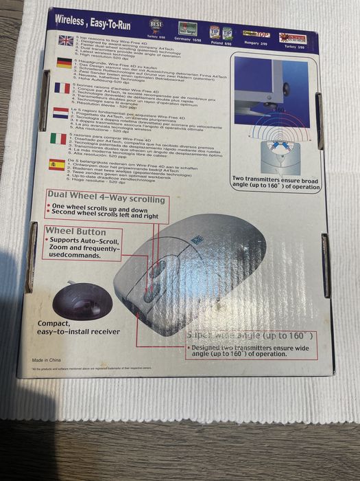 Mouse A4TECH, model:IRW-25