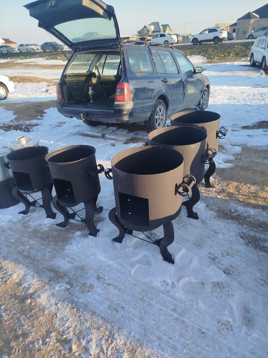 Гуп, титан, мангал. Катёл, ошак