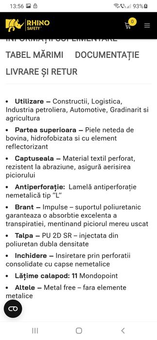 Bocanci  Noi marimea 48,preț 120 lei.