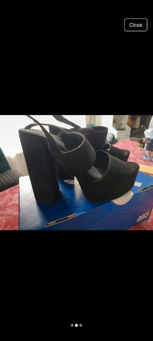 Sandale negre mărime 37