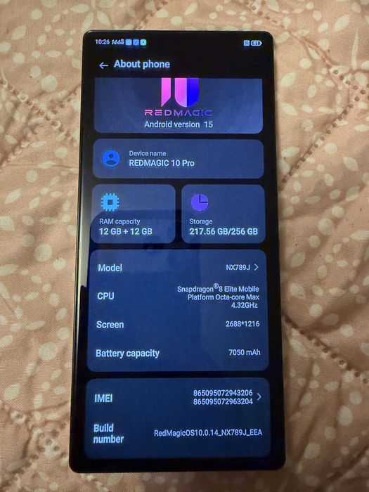 Redmagic 10 Pro 12 + 12Gb 256Gb
