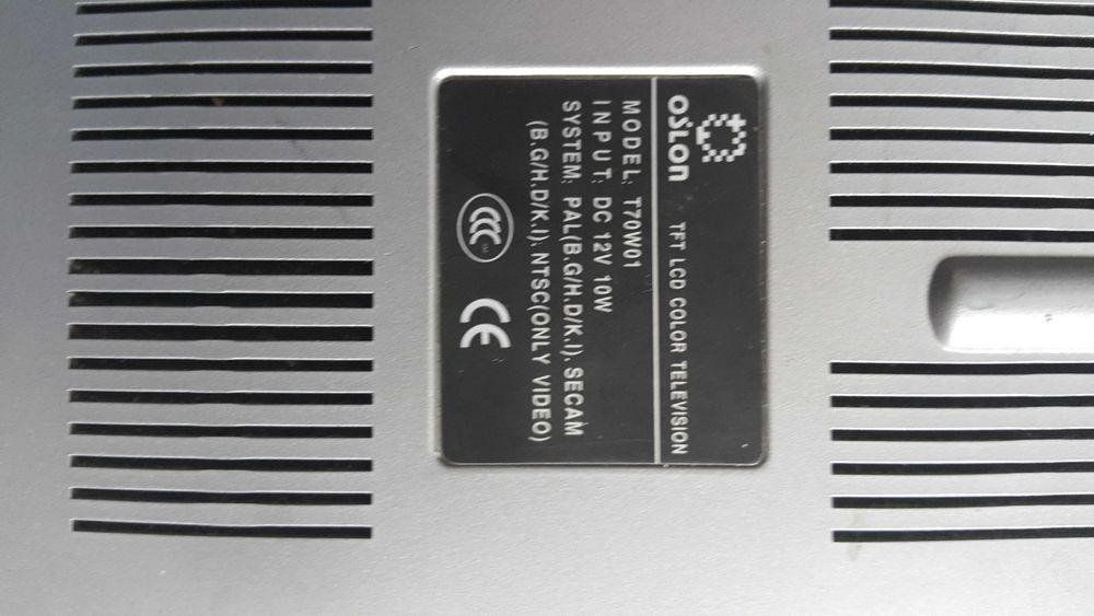 Мини портативен телевизор монитор OLSON без цифров тунер, дистанционо