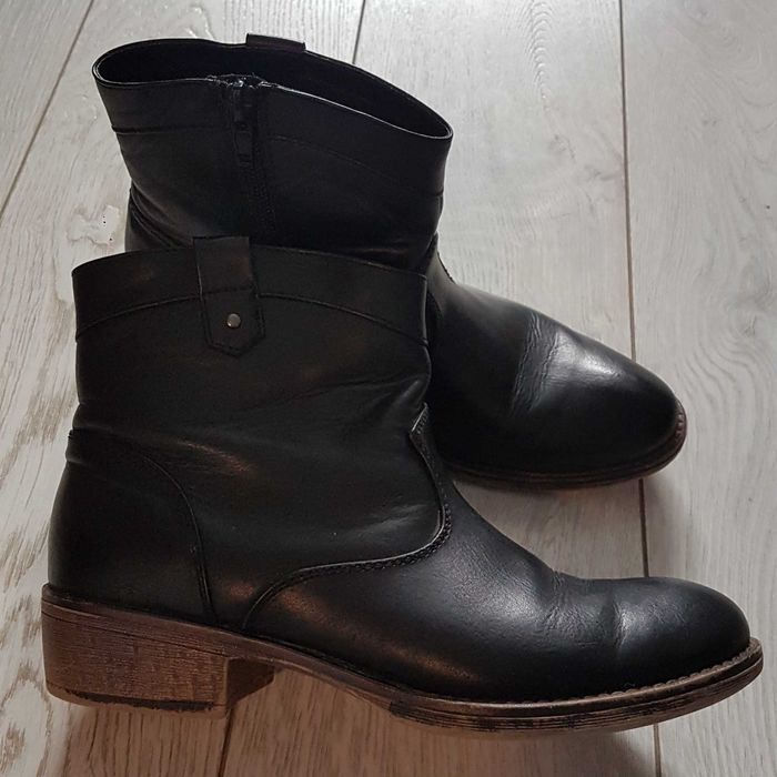 Боти естествена кожа-35 номер