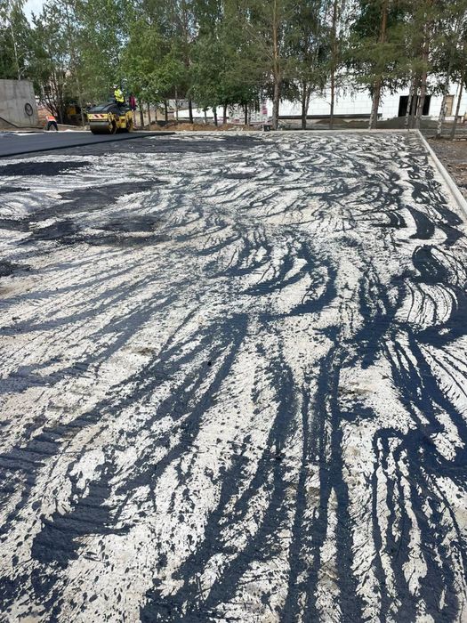 Асфальтирование укладка Асфальта