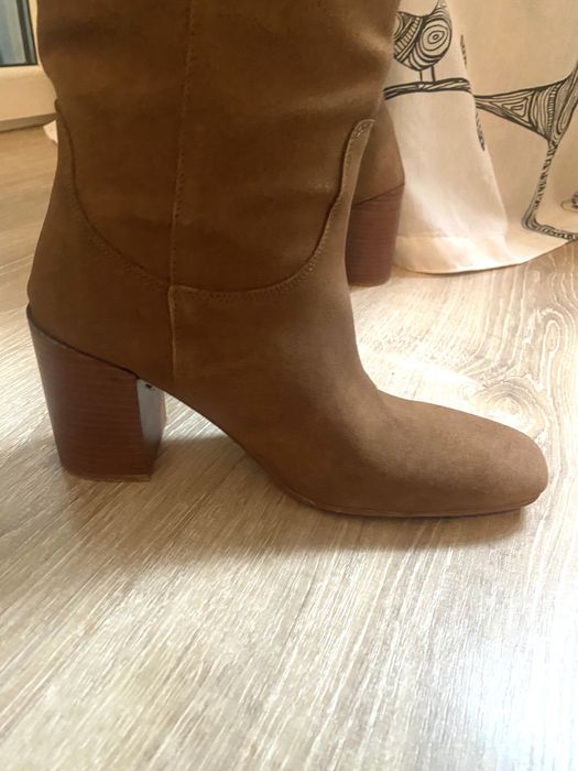 Cizme inalte Mango piele naturala (37,38)