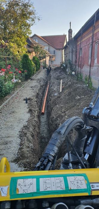 Lucrari cu miniexcavatorul și bobcat,transport moloz.