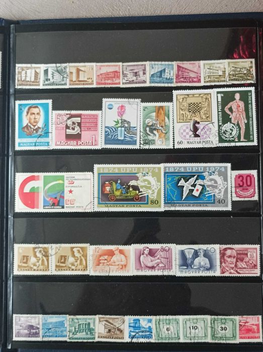 Колекции пощенски марки от бившата Чехословакия, Дания и Унгария