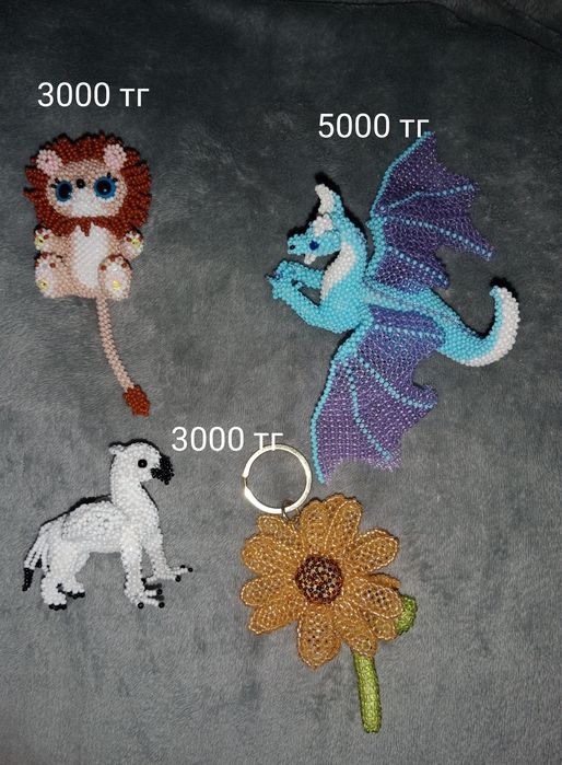 Фигурки из бисера