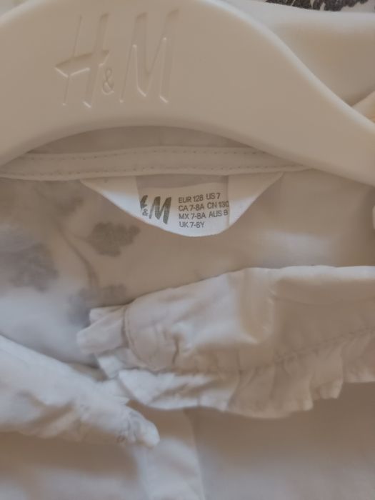 Set cămașă si fusta mărimea 7-8 ani