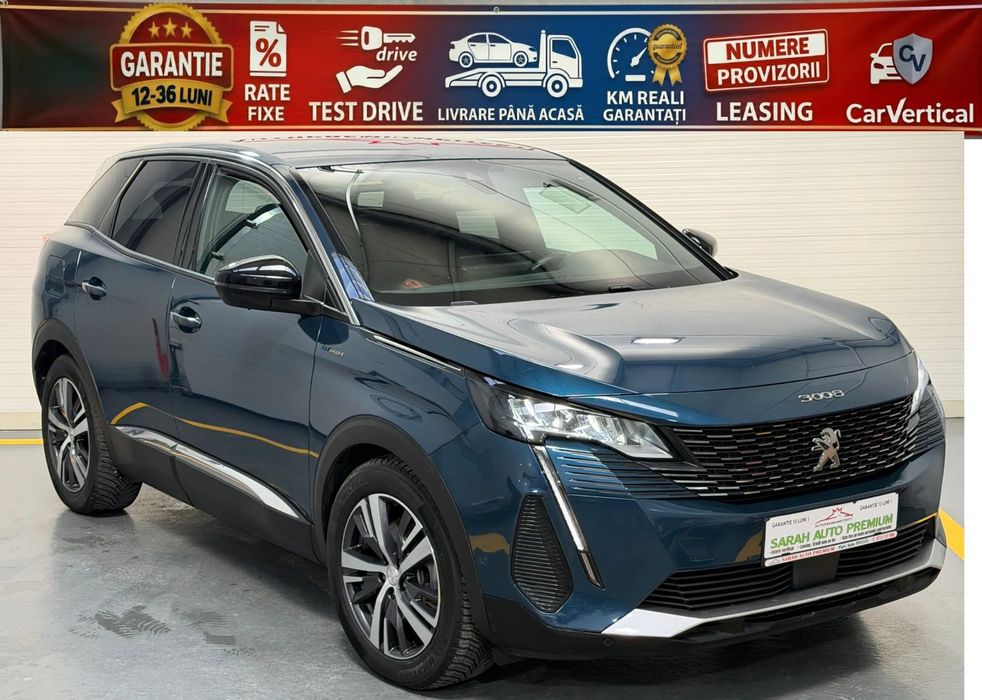 Peugeot 3008 1.6i/300cp/4x4/GT LINE/Garantie12luni/Sanatate96/Rate/Credit/Livrare