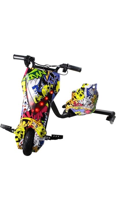 Tricicletă electrică drift cu bluetooth pentru copii