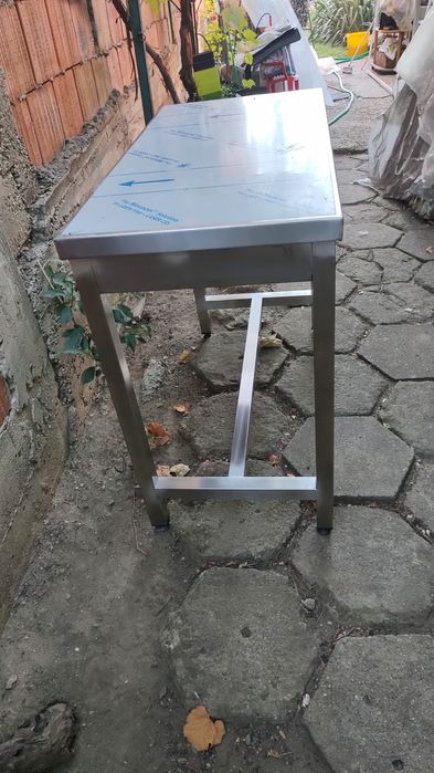 Masă de lucru inox nouă