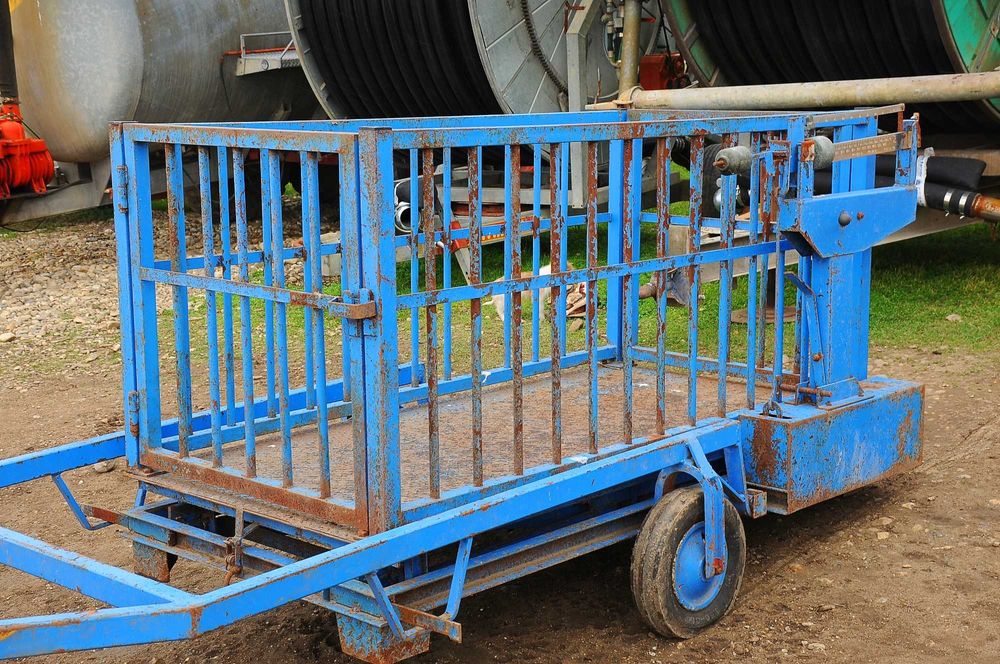 Cantar pentru animale cantareste pana la 1.5 tone, mobil, remorcabil