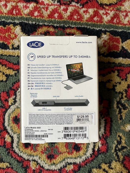 LaCie Mobil SSD 500GB