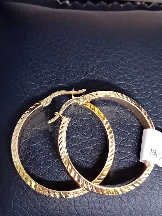 Cercei aur 14k 3.30g (B.32910.3 AG31 Barboi) Garantie 2 ani!